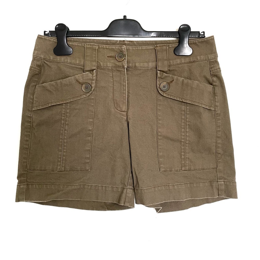 Cabi | Olive Green Safari Walking Cargo Shorts | sz 6